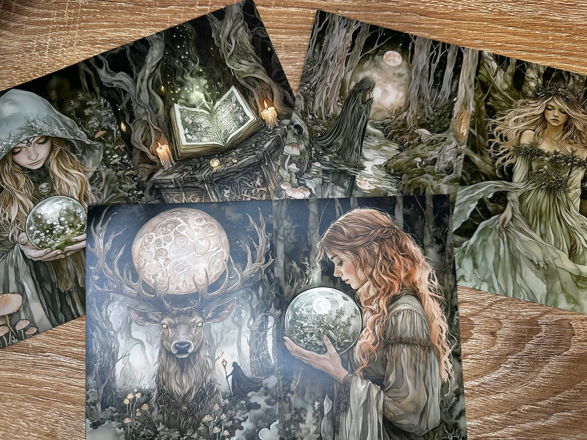 The Wychwood Junk Journal Bundle ~ Fantasy Forest Journaling Kit