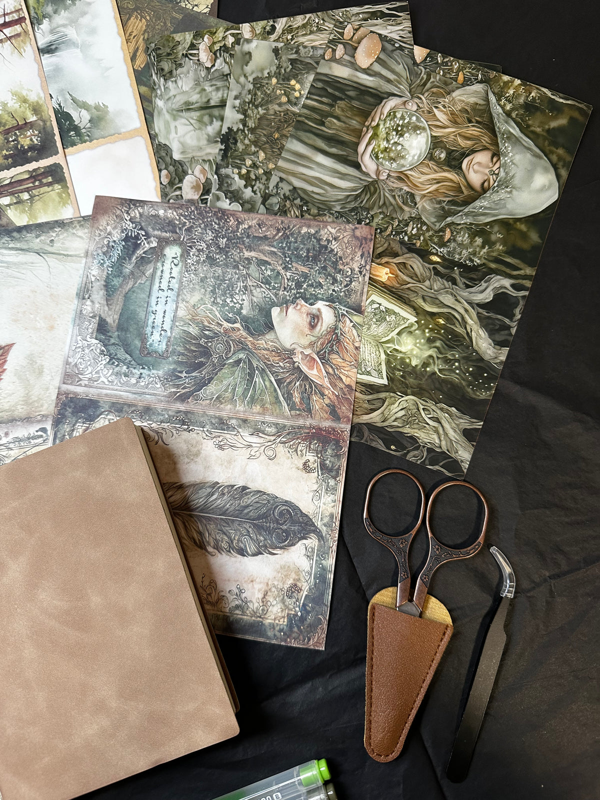 The Wychwood Junk Journal Bundle ~ Fantasy Forest Journaling Kit