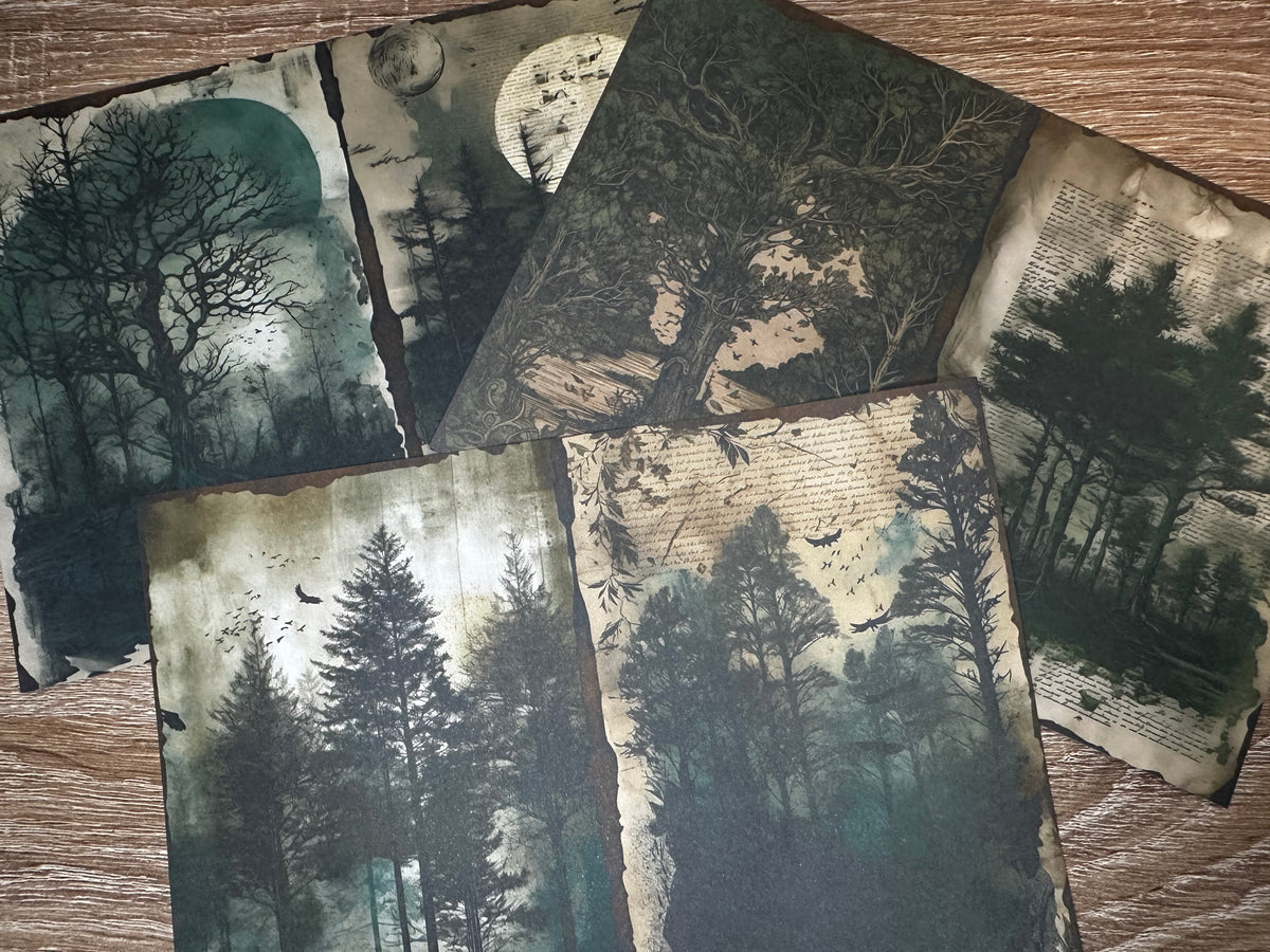 The Wychwood Junk Journal Bundle ~ Fantasy Forest Journaling Kit