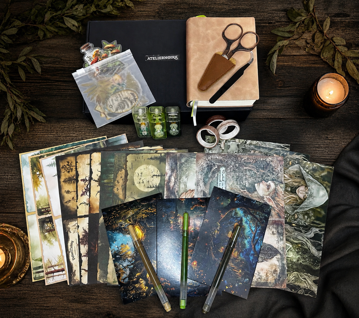 The Wychwood Junk Journal Bundle ~ Fantasy Forest Journaling Kit