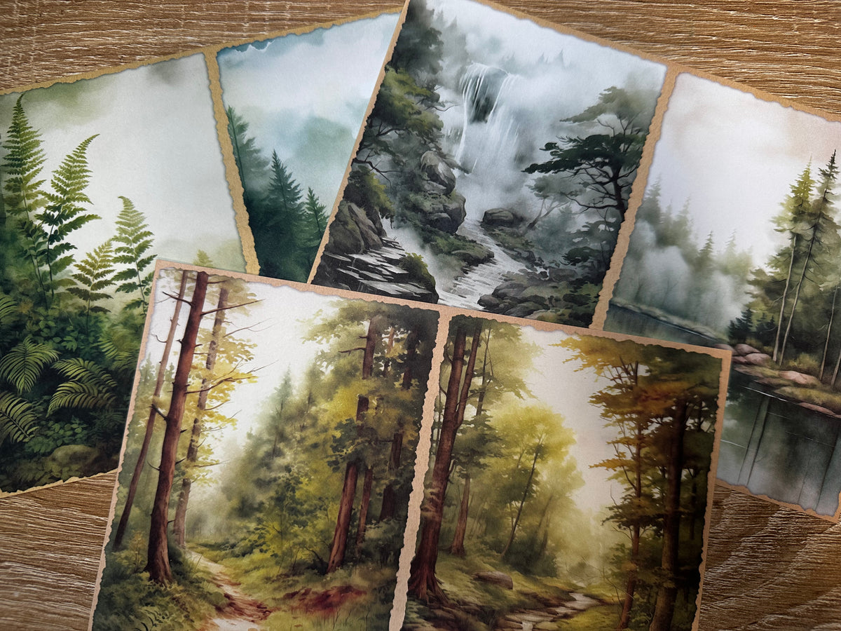 The Wychwood Junk Journal Bundle ~ Fantasy Forest Journaling Kit