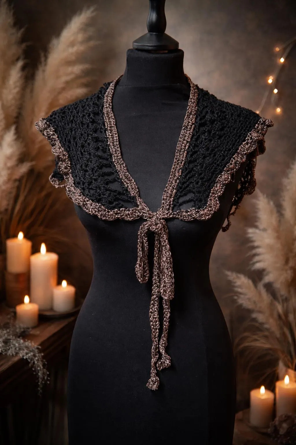 Mourning Wing Shawl - Crochet Pattern