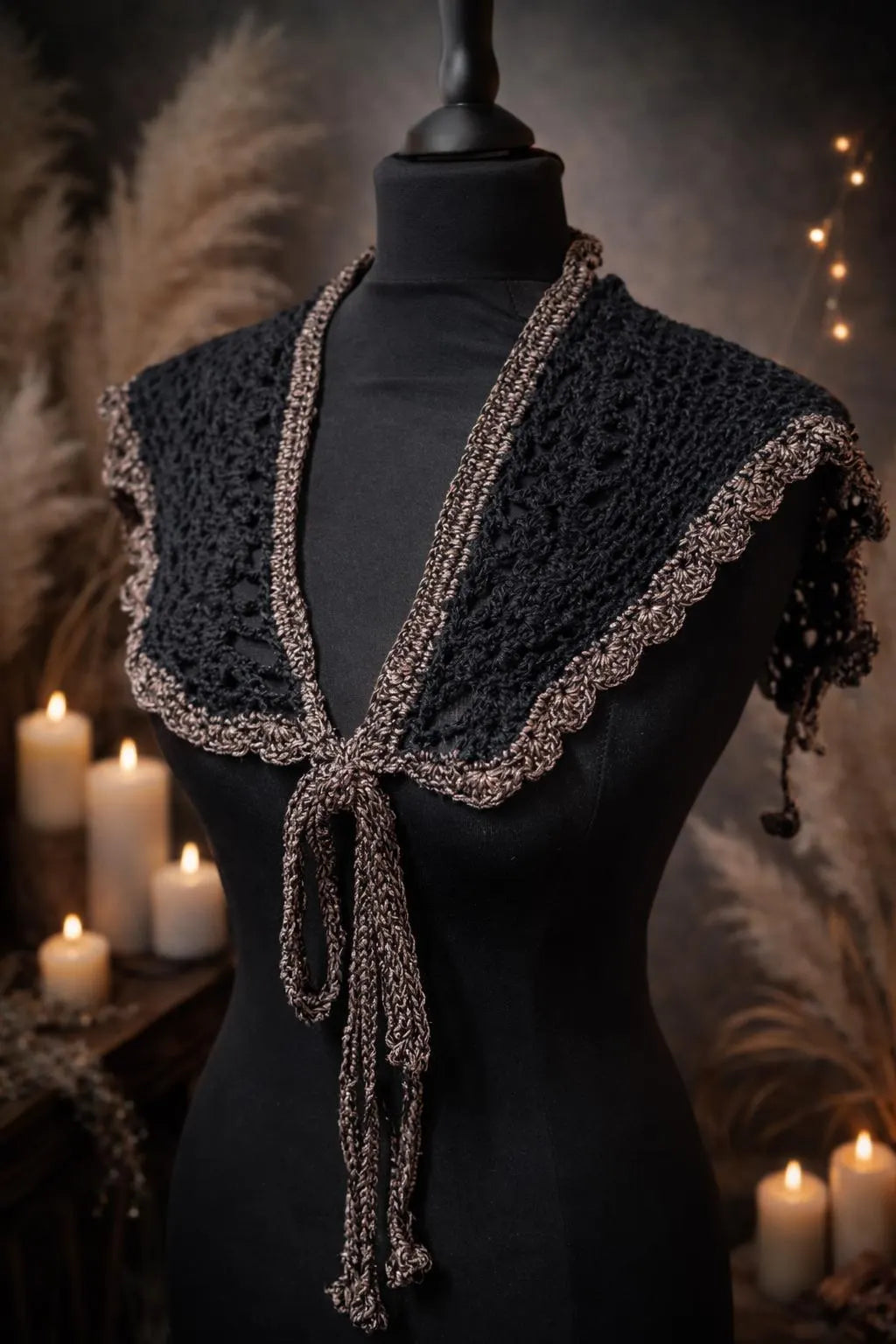 Mourning Wing Shawl - Crochet Pattern